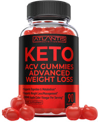 Atlantis Nutrition Keto ACV Gummies bottle-front for daily keto routines
