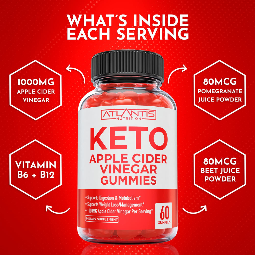 Atlantis Nutrition Keto ACV Gummies USA-made badge signals quality and thorough testing.