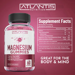 Magnesium gummies for sleep support