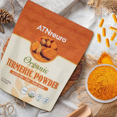 ATNreuro Organic Turmeric Powder 16 oz jar
