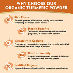 Health benefits of turmeric powder – immune support and digestion