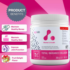 Vegan-friendly, non-GMO, gluten-free collagen supplement label
