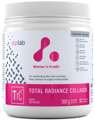 ATP LAB Total Radiance Collagen Powder for Women 360g unflavoured label