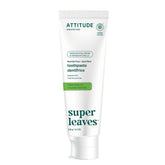 Front view of ATTITUDE Fluoride-Free Peppermint Toothpaste 4.2 oz