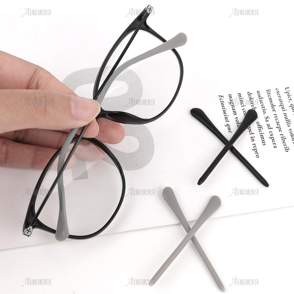 Packaging image showing black and gray silicone end tips