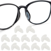 AUEAR 12 pairs clear silicone eyeglass nose pads