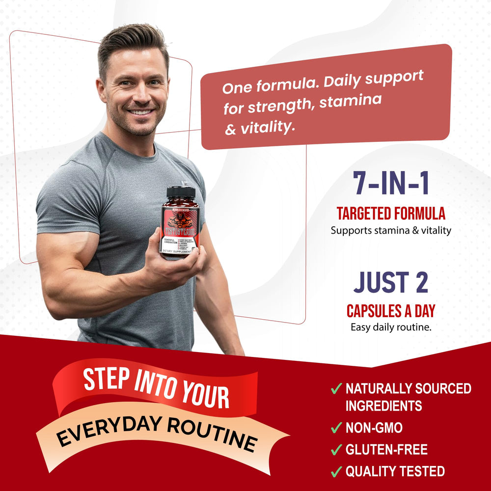 AUMETO Vitality capsules in hand illustrate convenient daily dosing.