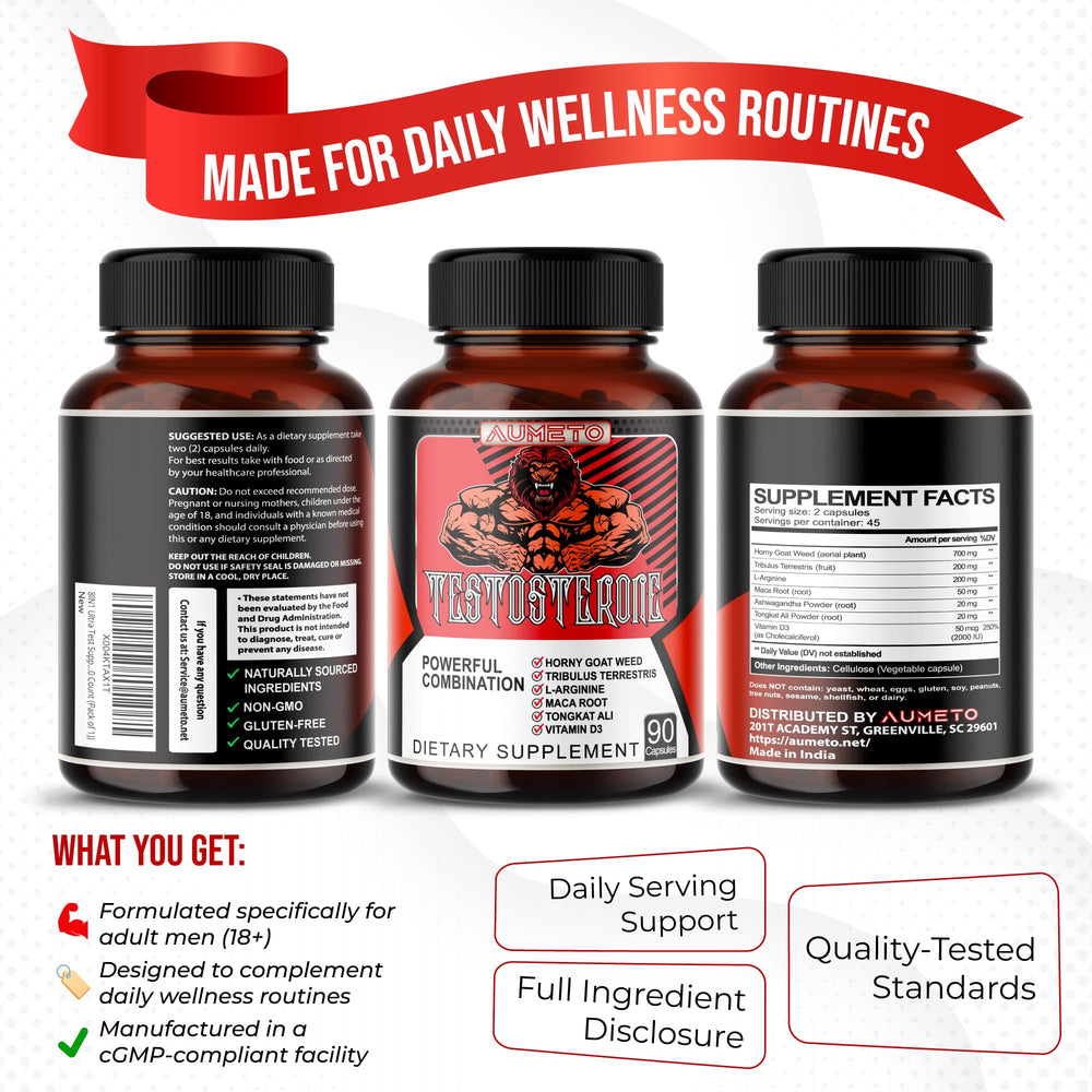 AUMETO Vitality morning routine setup implies easy daily use.