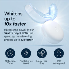 LED accelerator light for faster whitening