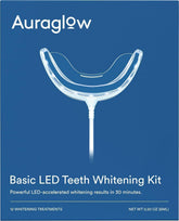 Auraglow Teeth Whitening Kit with wired LED accelerator light