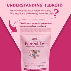 Back view of Auranic Fibroid Shrink Tea packaging