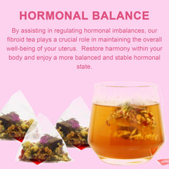 Auranic Fibroid Tea wolfberry and red dates suggest nourishing nutrients for vitality.