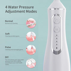 Cordless design with USB-C charging for AURAVO water flosser
