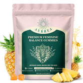 AurHea Premium Feminine Balance Gummies bottle and label