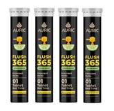 Auric Flush365 bottle with honey lemon flavor