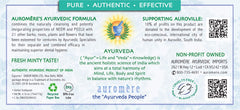 Auromere Fresh Mint Herbal Toothpaste 5-pack packaging