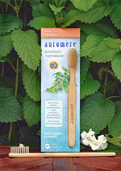 Toothbrush head with soft, vegan, BPA-free bristles