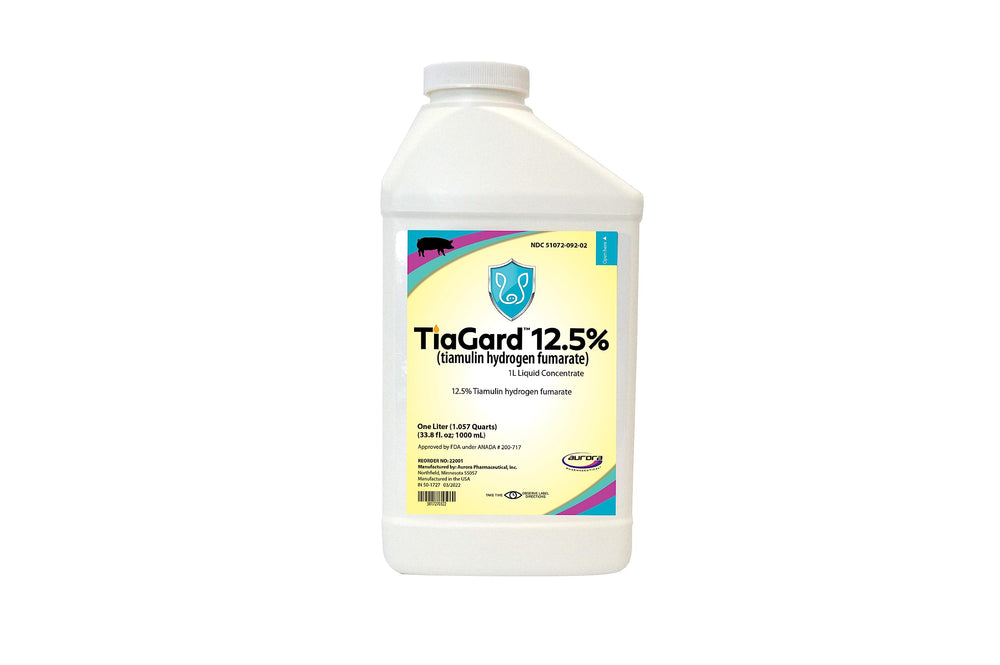 Bottle of Aurora TiaGard 12.5% liquid concentrate, 1 liter