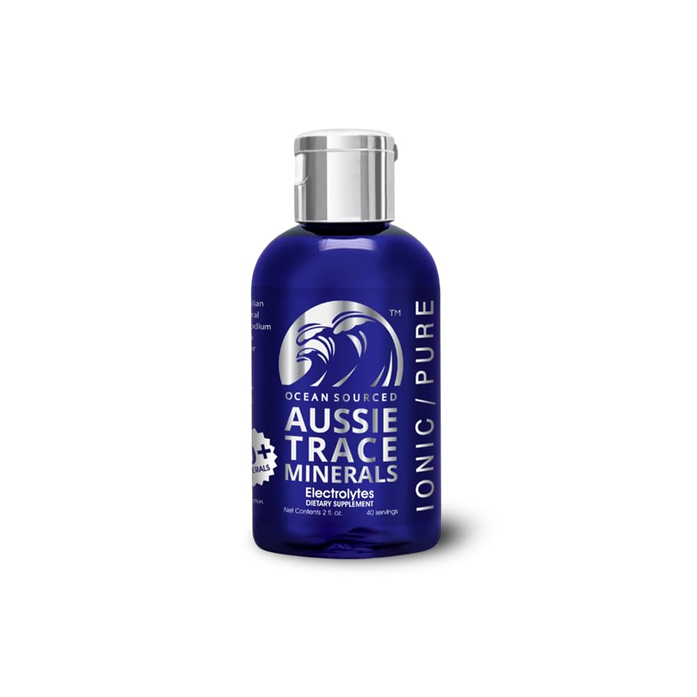 Bottle of Aussie Trace Minerals Magnesium Rich Complete Electrolytes