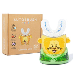 Autobrush Sonic Pro Kids U-shaped toothbrush with Lion character