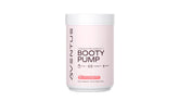 Aventus Booty Pump tub front highlights premium pre-workout for focused energy and muscle pump.