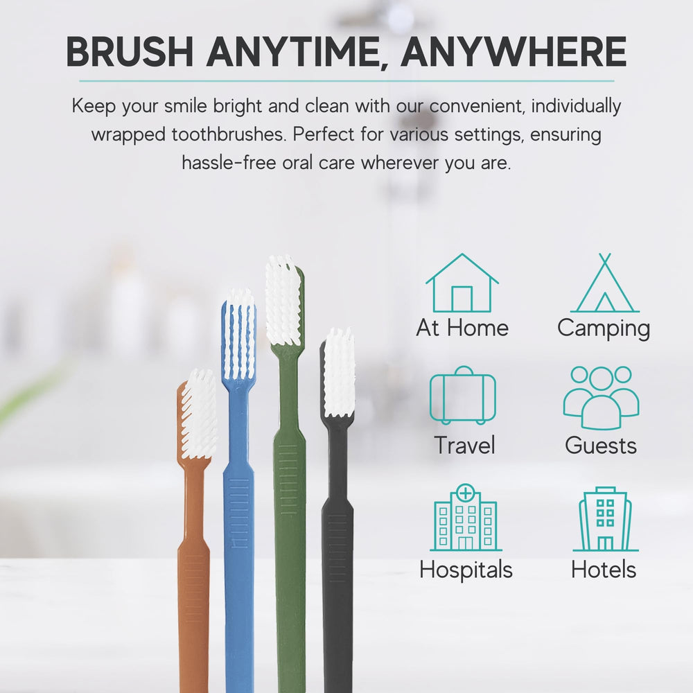 Single-use disposable toothbrush with toothpaste built in