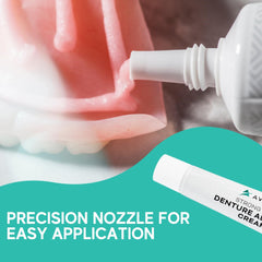 Close-up of two 2.8 fl oz adhesive tubes