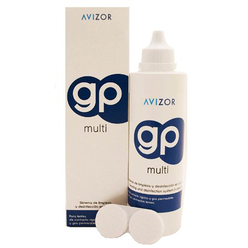 Avizor GP Multi 240ml all-in-one contact lens solution for rigid and gas-permeable lenses