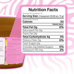 Back of Organic Avocado Seed Powder package with batch information