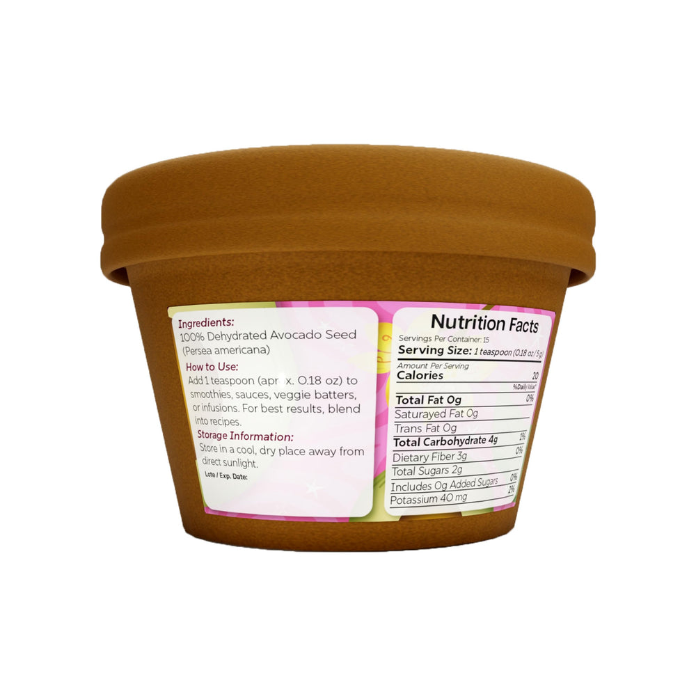 Packaging of Organic Avocado Seed Powder 80g