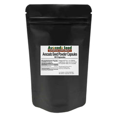 Bottle of Avocado Seed Powder Capsules - 60 Count