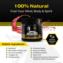 Tongkat Ali and rhodiola root extracts