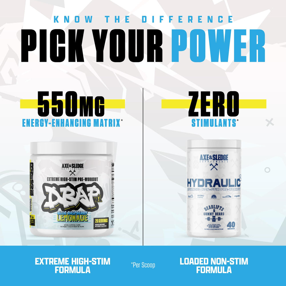 Axe & Sledge DBAP hydration electrolytes sodium potassium helps prevent cramps during training.