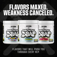 DBAP Sour Skyburst flavor image showcasing vibrant pre-workout taste.