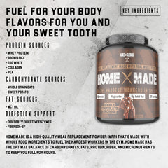 Axe & Sledge Home Made includes digestive enzymes to support digestion when replacing meals.