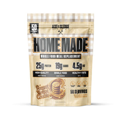 Axe & Sledge Home Made Meal Replacement Powder PB Cookie canister with scoop