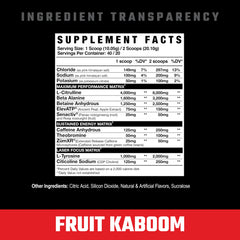 Axe & Sledge Intake with Citrulline pump visual for enhanced blood flow