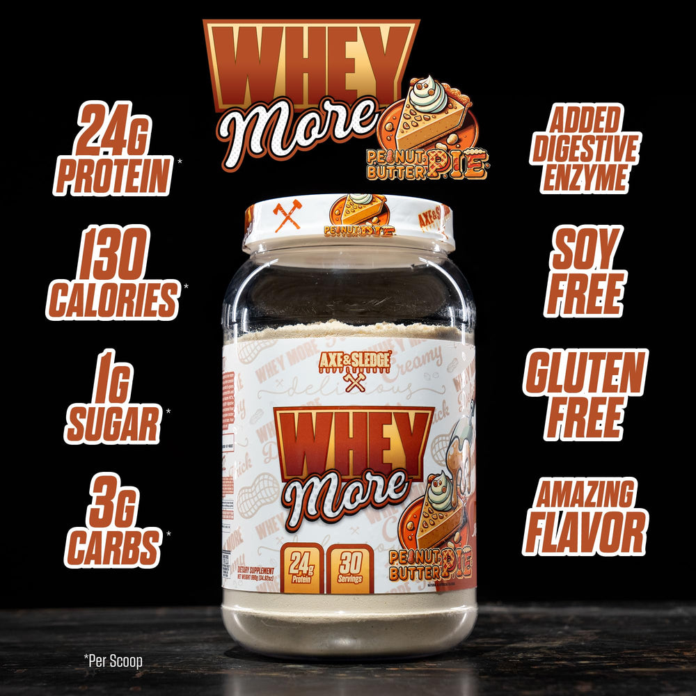 Post-workout shake with WHEY More protein powder