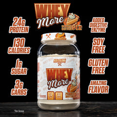 Post-workout shake with WHEY More protein powder