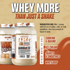 Smoothie prepared with WHEY More protein powder