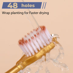 Six-pack toothbrush set for year-long use