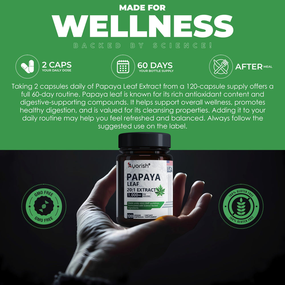 Papain digestive enzyme concept representing digestion