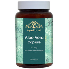 Ayurforest Aloe Vera Capsule bottle front view