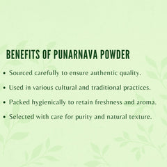 Measuring spoon with Punarnava powder