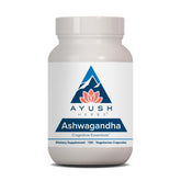 Ayush Herbs Ashwagandha Capsules bottle and label