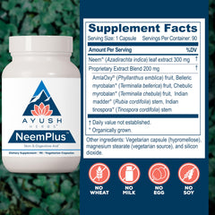 Neem Plus digestion and gut health concept