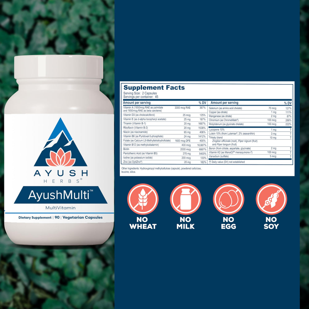 Ayush Multi multivitamin ingredients