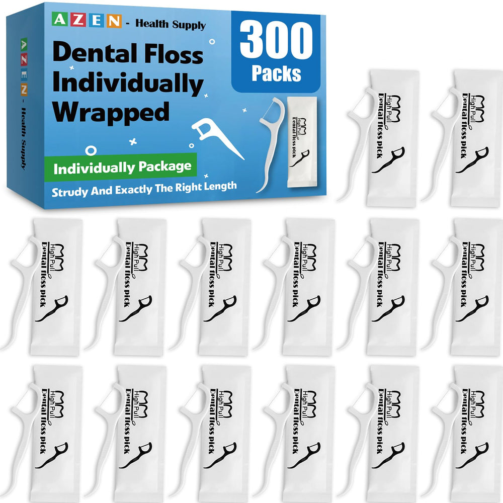 AZEN 300-count dental floss bulk product shot