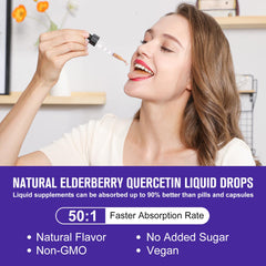 Ingredients and nutrients: Quercetin, Zinc, Vitamin C, D3