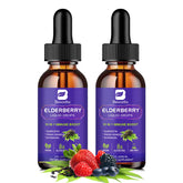 B BEWORTHS Elderberry Syrup 2-pack hero image featuring bottles